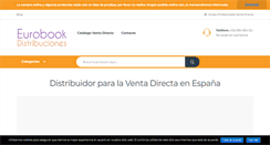 Desktop Screenshot of eurobookdistribuciones.com