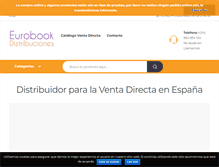 Tablet Screenshot of eurobookdistribuciones.com